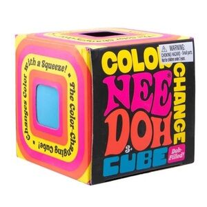 Color Nee Doh Change Cube - blue